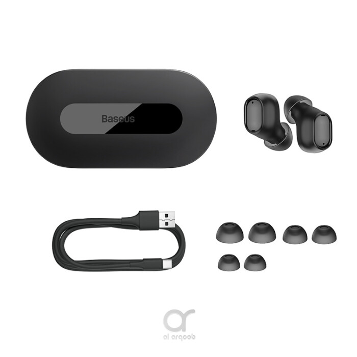 Baseus Bowie EZ10 True Wireless Earphones – Black, Clear - Mobile accessories in Dubai, Mobile accessories online UAE