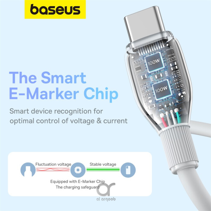Baseus Pudding Series Fast Charging Cable With High-Speed - USB-C charger, 1.2M charging cable