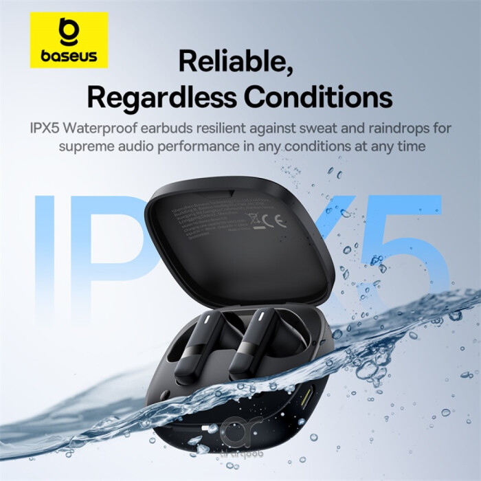 Baseus Bowie E20 True Wireless Earbuds With 2 ENC Mics, 33H - Arqoob, mobile accessories