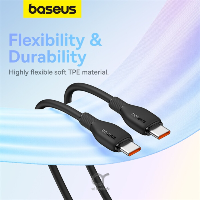 Baseus Pudding Series Fast Charging Cable With High-Speed - Original phone cables UAE, mobile accessories