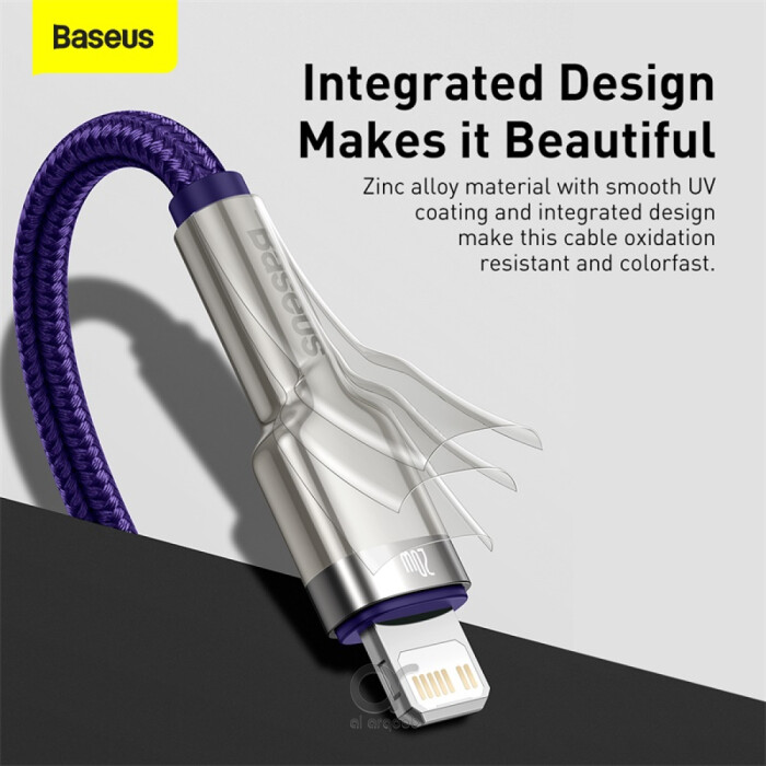 Baseus Cafule Series Metal Data Cable TYPE-C to IP PD 20W - Affordable phone accessories Dubai, online mobile accessories in