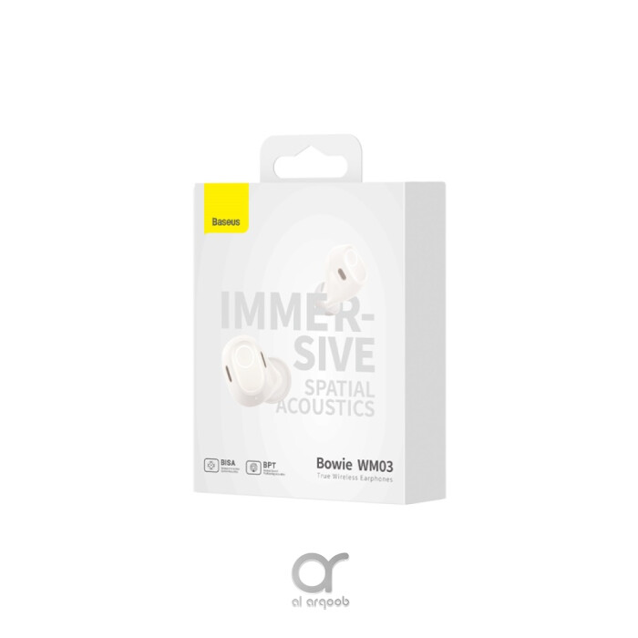 Baseus Bowie WM03 True Wireless Earphones - 38H Playtime, - Bluetooth headphones Dubai, mobile accessories