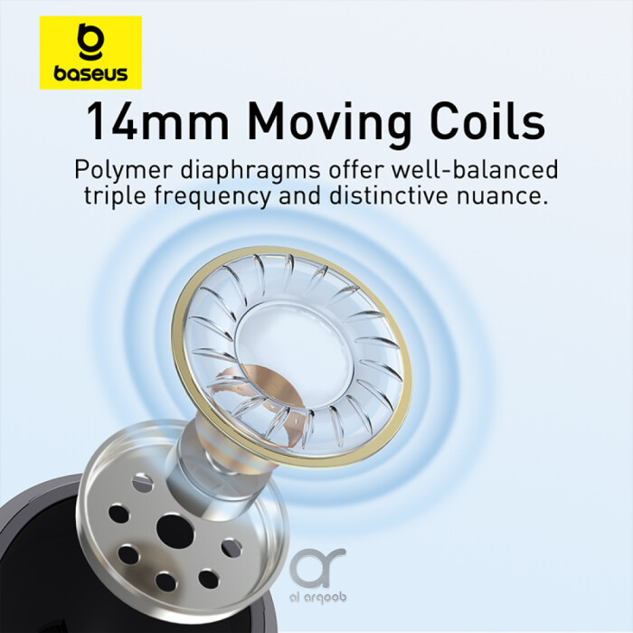 Baseus Encok CZ17 Type-C Wired Earphones | Semi-In-Ear - Mobile accessories in Dubai, Mobile accessories online UAE