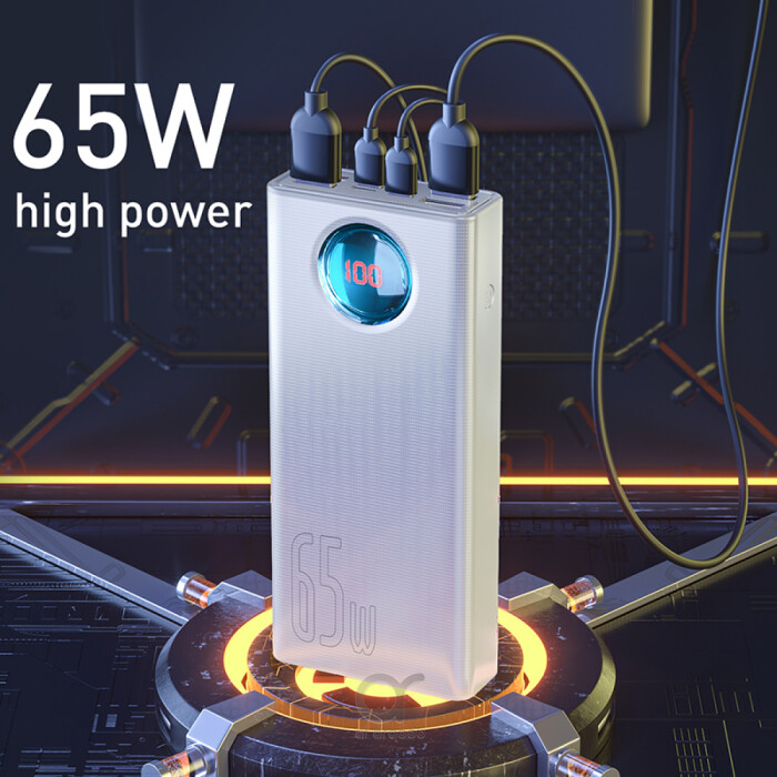 Baseus Amblight Digital Display Quick Charge Power Bank - MacBook power bank, universal power bank.