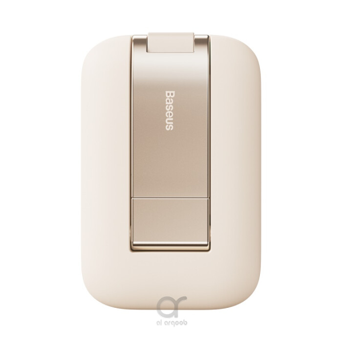 Baseus Seashell Series Folding Phone Stand – Baby Pink - Baby Pink Beige phone holder, desktop phone stand