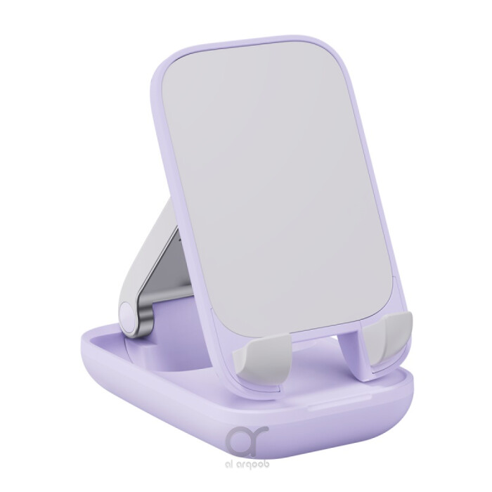 Baseus Seashell Series Folding Phone Stand – Nebula - desktop phone stand, حامل هاتف بيسوس، حامل